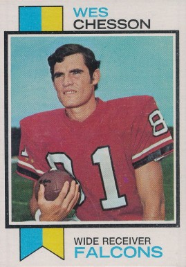 1973 Topps Wes Chesson #281 Football Card