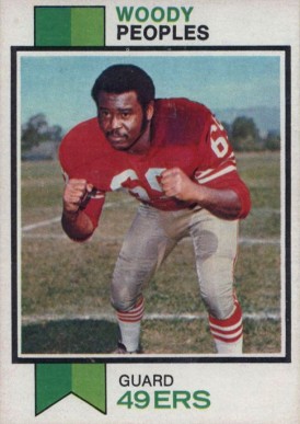 1973 Topps Woody Peoples #262 Football Card
