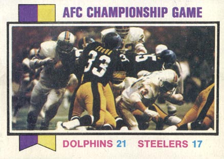 1973 Topps AFC Championship Game #138 Football Card