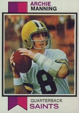 1973 Topps Archie Manning #125 Football Card