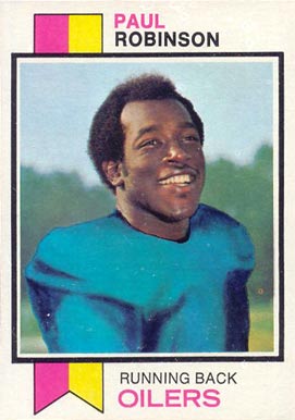 1973 Topps Paul Robinson #73 Football Card