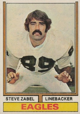 1974 Topps Steve Zabel #428 Football Card