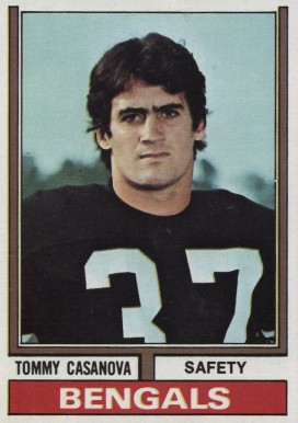 1974 Topps Tommy Casanova #347 Football Card