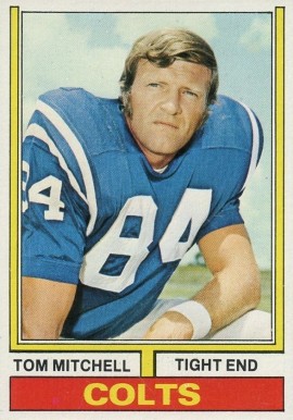 1974 Topps Tom Mitchell #248 Football Card