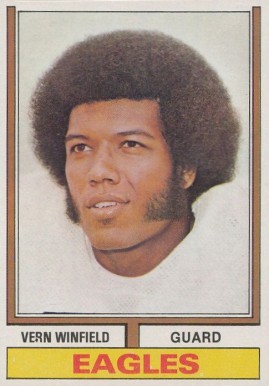 1974 Topps Vern Winfield #242 Football Card