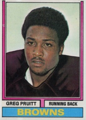1974 Topps Greg Pruitt #110 Football Card