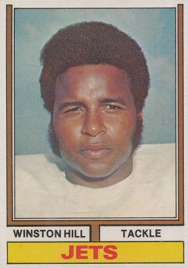 1974 Topps Winston Hill #15 Football Card
