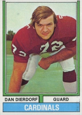 1974 Topps Dan Dierdorf #32 Football Card