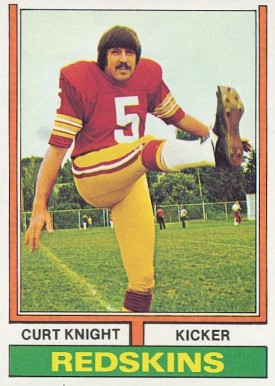 1974 Topps Curt Knight #33 Football Card