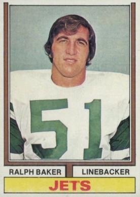 1974 Topps Ralph Baker #68 Football Card