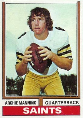 1974 Topps Archie Manning #70 Football Card