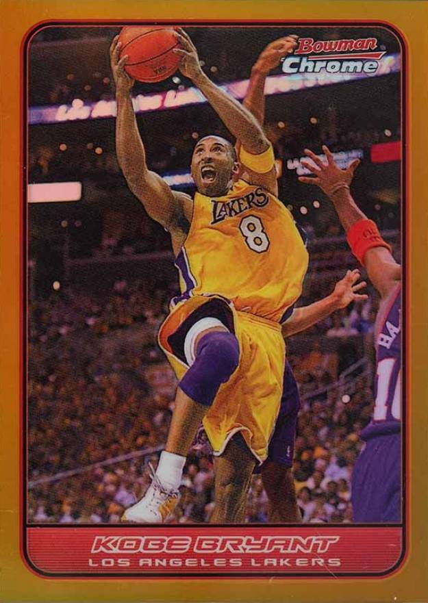 2006 Bowman Chrome  Kobe Bryant #6 Basketball Card