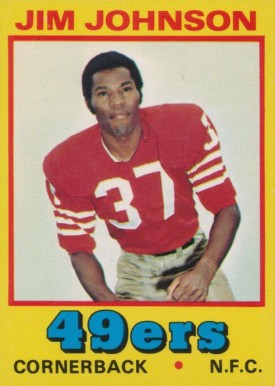 1974 Wonder Bread Jim Johnson #11 Football Card