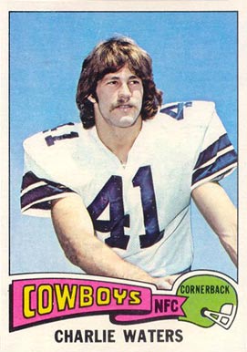 1975 Topps Charlie Waters #59 Football Card