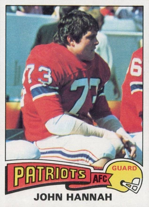 1975 Topps John Hannah #318 Football Card