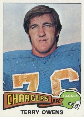 1975 Topps Terry Owens #256 Football Card