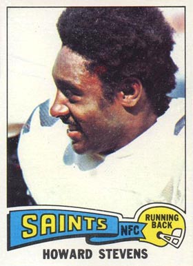 1975 Topps Howard Stevens #434 Football Card