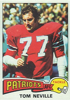1975 Topps Tom Neville #493 Football Card