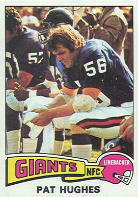 1975 Topps Pat Hughes #502 Football Card