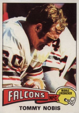 1975 Topps Tommy Nobis #436 Football Card