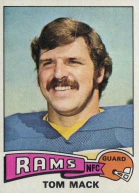 1975 Topps Tom Mack #420 Football Card
