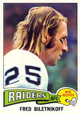 1975 Topps Fred Biletnikoff #405 Football Card