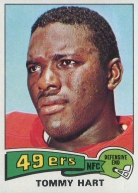 1975 Topps Tommy Hart #391 Football Card