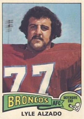 1975 Topps Lyle Alzado #322 Football Card