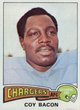 1975 Topps Coy Bacon #284 Football Card