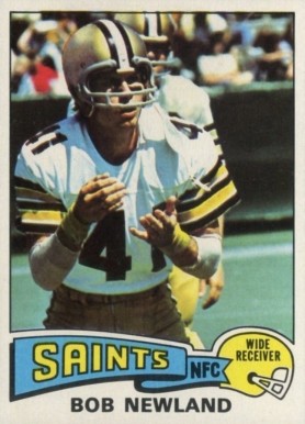 1975 Topps Bob Newland #269 Football Card