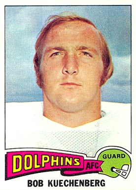 1975 Topps Bob Kuechenberg #262 Football Card