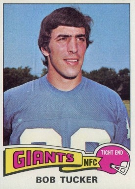 1975 Topps Bob Tucker #255 Football Card