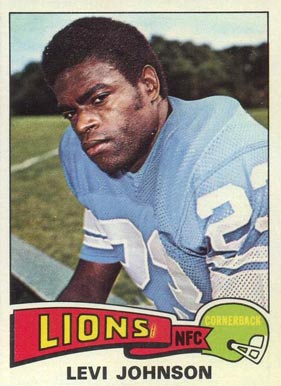 1975 Topps Levi Johnson #119 Football Card