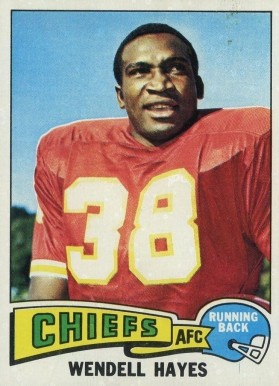 1975 Topps Wendell Hayes #43 Football Card