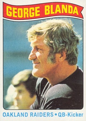 1975 Topps George Blanda #7 Football Card