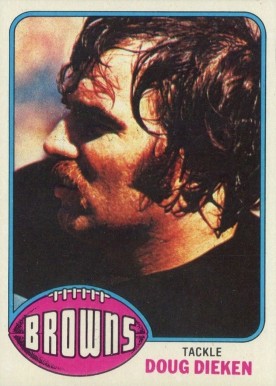 1976 Topps Doug Dieken #438 Football Card
