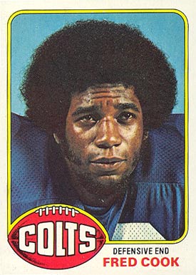 1976 Topps Fred Cook #503 Football Card