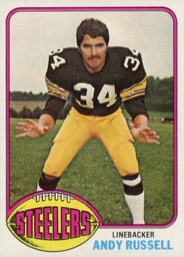 1976 Topps Andy Russell #405 Football Card