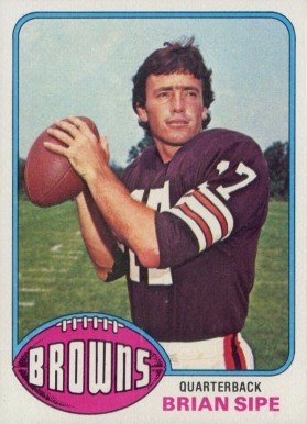 1976 Topps Brian Sipe #516 Football Card