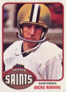1976 Topps Archie Manning #485 Football Card