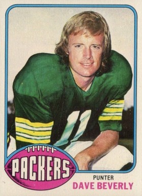 1976 Topps Dave Beverly #448 Football Card
