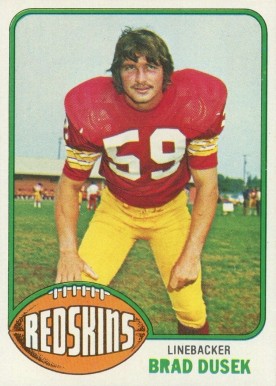 1976 Topps Brad Dusek #31 Football Card