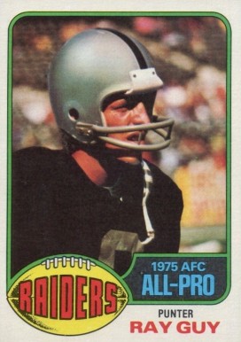 1976 Topps Ray Guy #50 Football Card
