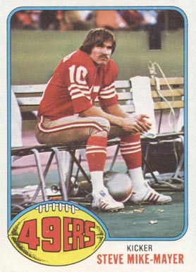 1976 Topps Steve Mike-Mayer #58 Football Card