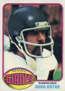 1976 Topps Doug Kotar #144 Football Card