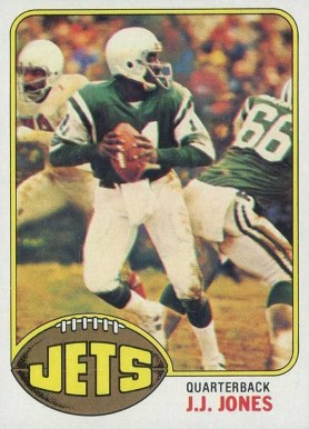 1976 Topps J.J. Jones #186 Football Card