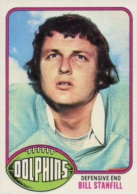 1976 Topps Bill Stanfill #233 Football Card