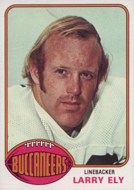 1976 Topps Larry Ely #243 Football Card