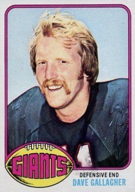 1976 Topps Dave Gallagher #296 Football Card