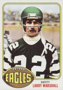 1976 Topps Larry Marshall #302 Football Card